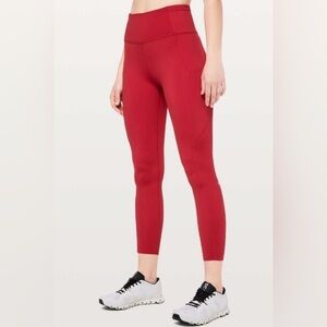 Lululemon Dark Red Leggings
